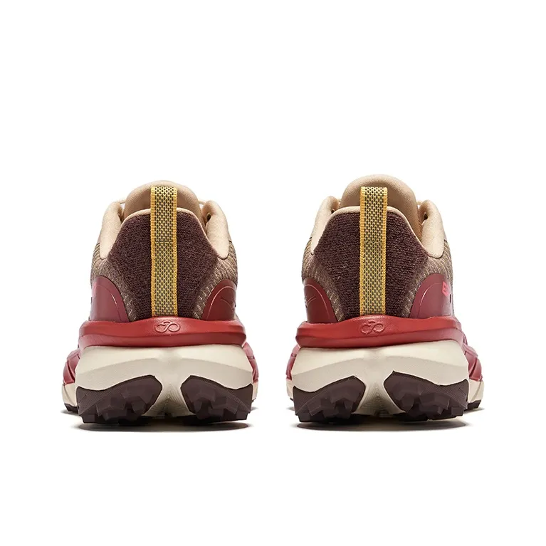 Erke Cushioning Wear Resistant Low Top Running Shoes Women's Battlefield Goddess Oat-4