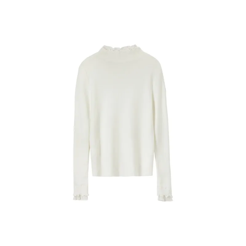 SENTUBILA Sweaters Women's Beige Apricot-1