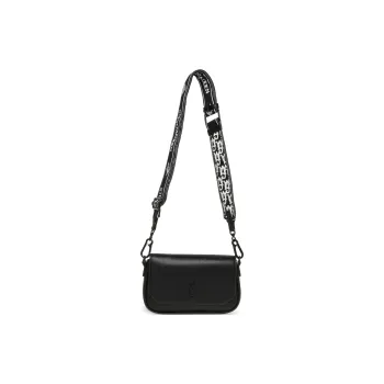 STEVE MADDEN Leather Shoulder Bag Crossbody Bag Women's Black