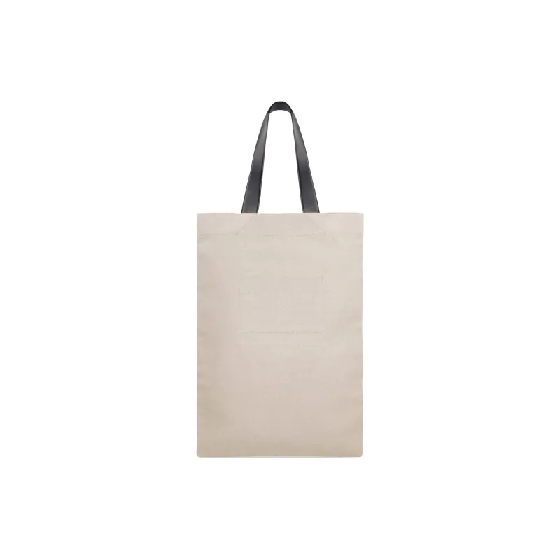 JIL SANDER Logo Printed Large Tote Bag-2