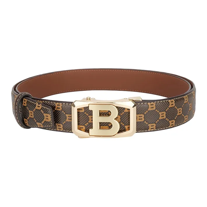 NINE NAIL Cow Leather Genuine Leather Leather Belts Men's Width  3.5cm-7