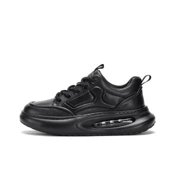 JEEP SPIRIT Skateboard Shoes Men Low Top Graphite Black