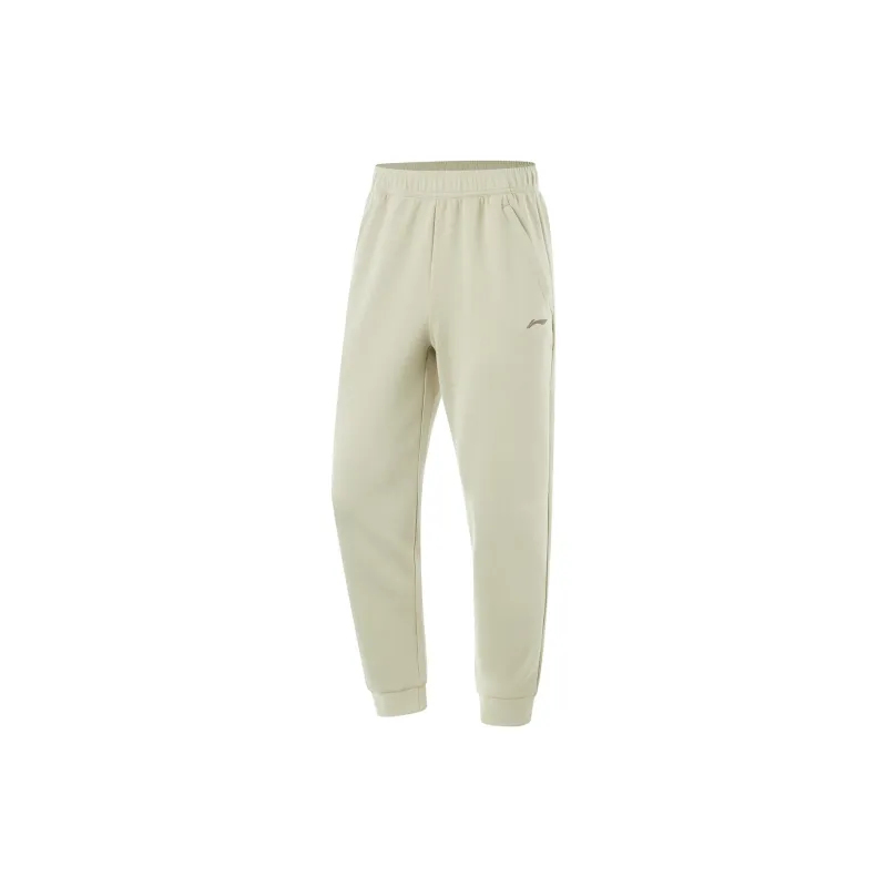 LiNing Fitness Series Knitted Sports Pants Men's Porcelain Secret Color-2