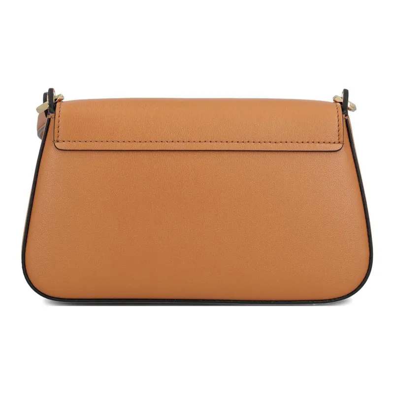 Valentino Logo Plaque Foldover Top Shoulder Bag-2