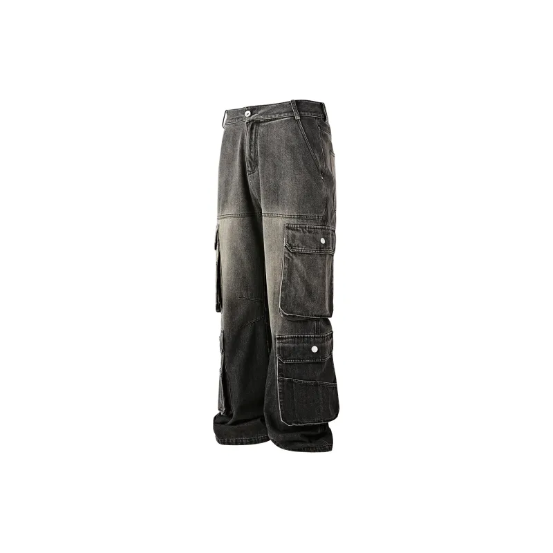 PASET Jeans Unisex Black Gray-2