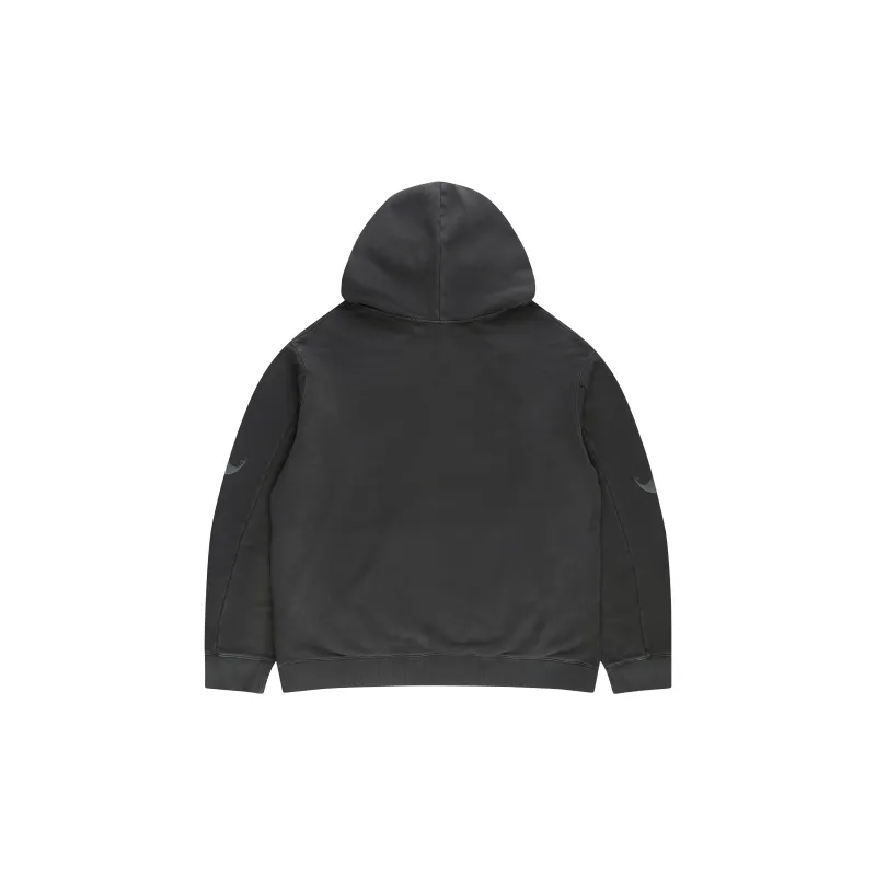 Createexploreexpandconquer Distressed effect Printed Hoodie-1