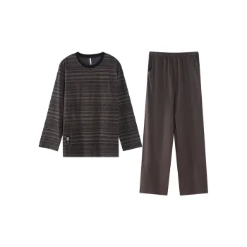 William Pajama Set Men's Dark Gray