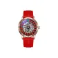 6061A Gold Case Red Strap