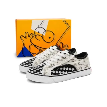 The Simpsons Durable Breathable Lightweight Low Top Canvas Shoes Unisex
