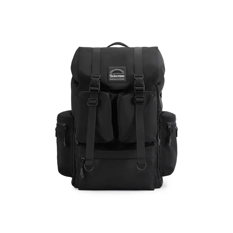 Subcrew Polyester Backpack Large Size Unisex Black-0