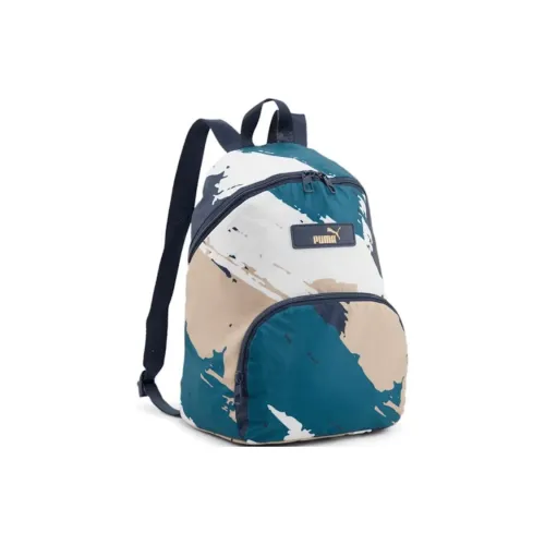 PUMA Polyester Backpack Women's Navy/Sand Dune