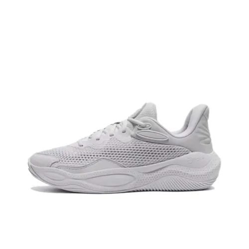 Under Armour Curry Splash 24 Basketball Shoes Unisex Low-Top Halo Gray Color