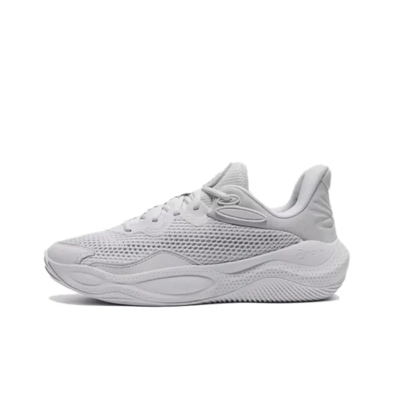 Under Armour Curry Splash 24 Anti Slip Wear Resistant Low Top Basketball Shoes Unisex Gray-0