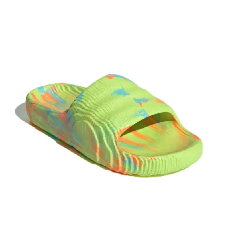 Adidas Adilette 22 Slides Semi Solar Yellow Semi Solar Orange Pantone-2