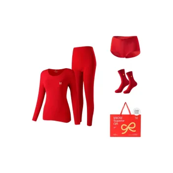 MIIOW Thermal Set Women's Gift Box Set Red