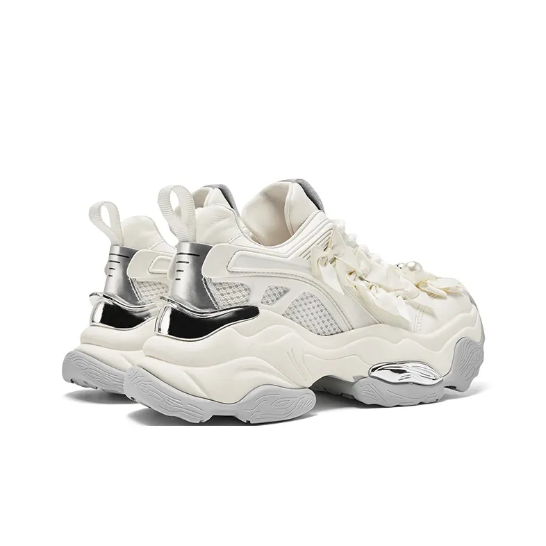 CHERYKALLY Wear-Resistant Height Increasing Low-Top Chunky Sneakers Women's-2