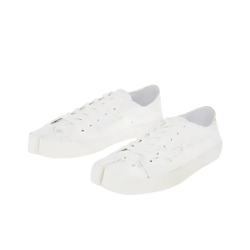 Maison Margiela Low Top Stylish Skateboarding Shoes Men's White-3