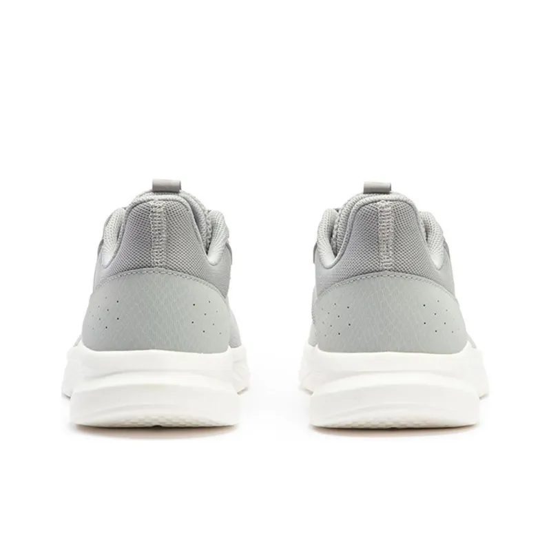 361° Cushioning Wear Resistant Low Top Casual Running Shoes Men's White Gray-3