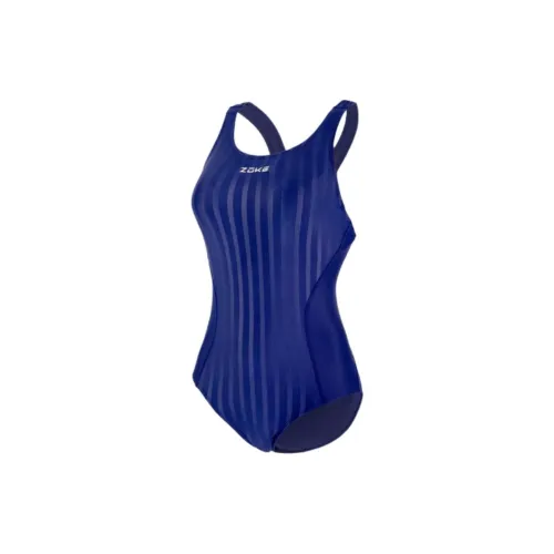 ZOKE One-Piece Swimsuits Women's Deep Blue