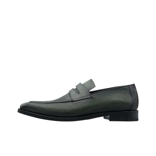BERLUTI Andy Demesure Neo Loafers Men's Black Green