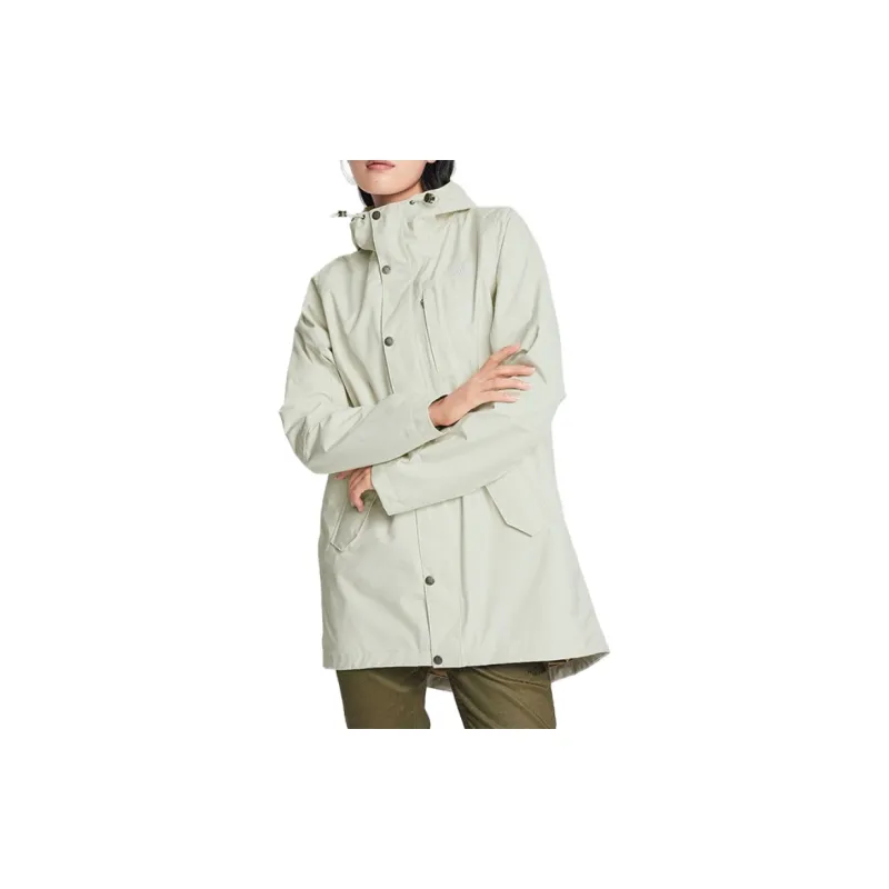 THE NORTH FACE Breathable Quick Dry Moisture Wicking Windbreaker Jacket Women's Light Green-1