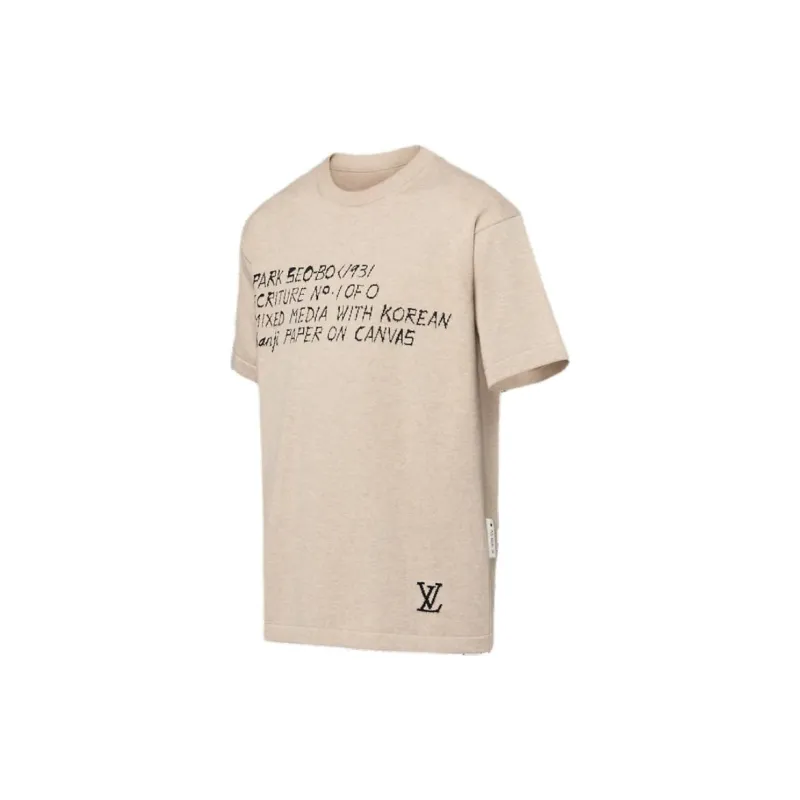 LOUIS VUITTON Lv X Park Seo Bo Short Sleeved Cotton Crewneck-2