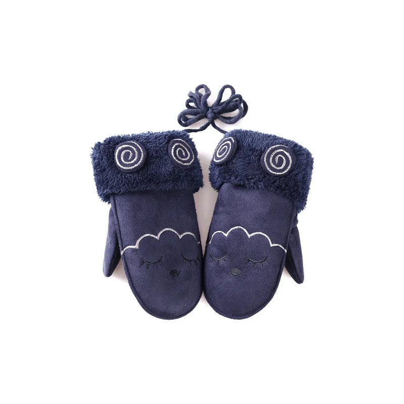 Yamaichi Maru Suede Knit Gloves Kids'-0