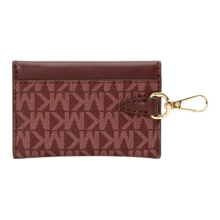 MICHAEL KORS Cow Leather Shoulder Bag, Crossbody Bag, Handbag Trumpets Women's Dark Red-4