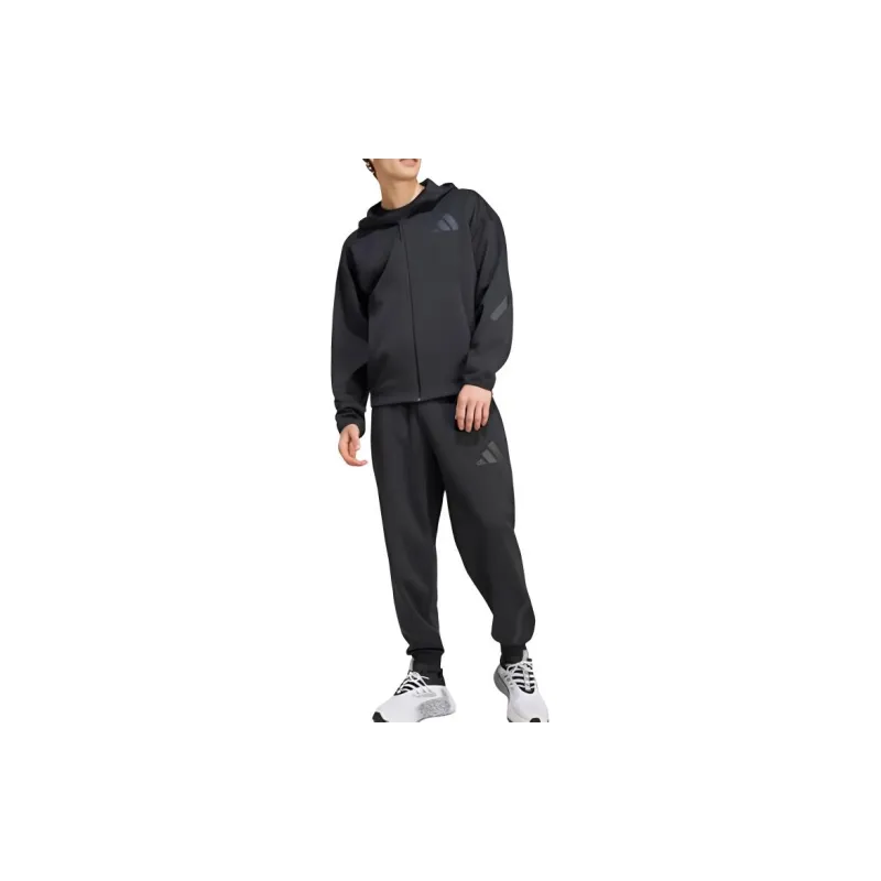 Adidas Free Shipping With AdiClub Z.N.E. Full Zip Hooded Track Jacket-4