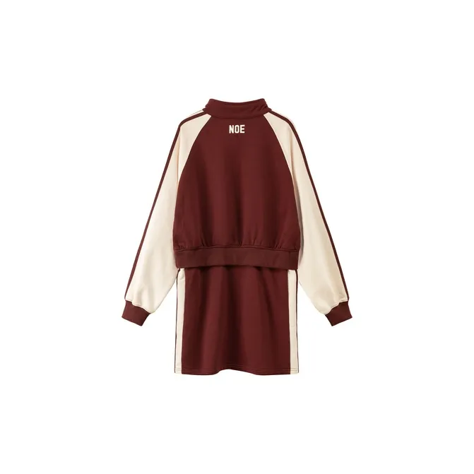 NO ONE ELSE Long Sleeved Dresses Women's Red Brown-1