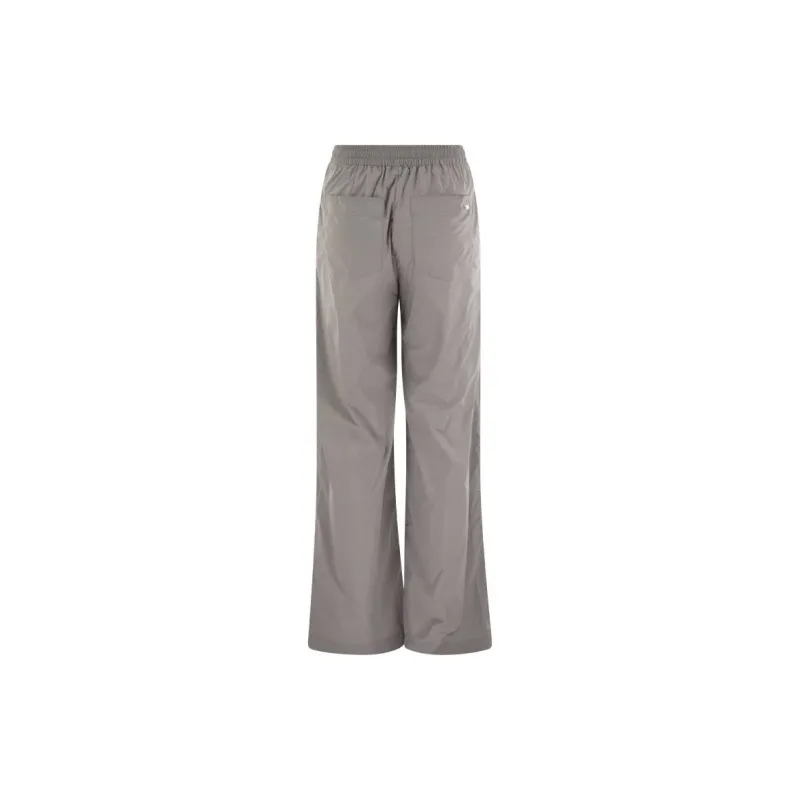 HERNO Drawstring Wide Leg Trousers-7