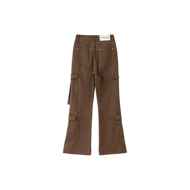 NO ONE ELSE Casual Pants Women's Coffee-1