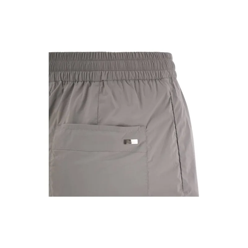 HERNO Drawstring Wide Leg Trousers-6