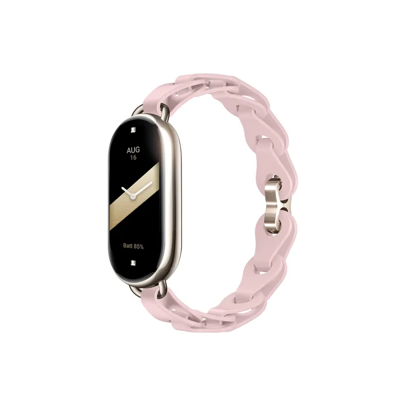 Watchbond Compatible With Xiaomi Smart Band 9/8 Xiaomi Compatibility Watch Band All Silicone Material-6