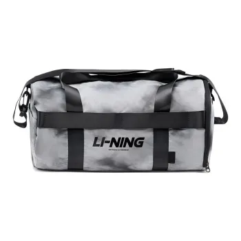 LiNing Polyester Gym Bag Tubas Unisex Obsidian Gray