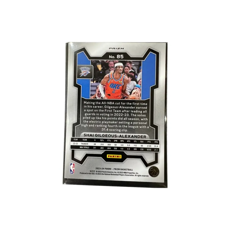 PANINI Alexander Thunder Team Prizm Collection, Red Ice, Refringer, Player Card, Rare Card Sports Cards 1 Pc-1