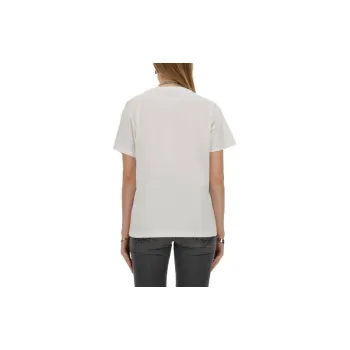 MM6 Maison Margiela Pin Detailed Ripped T Shirt