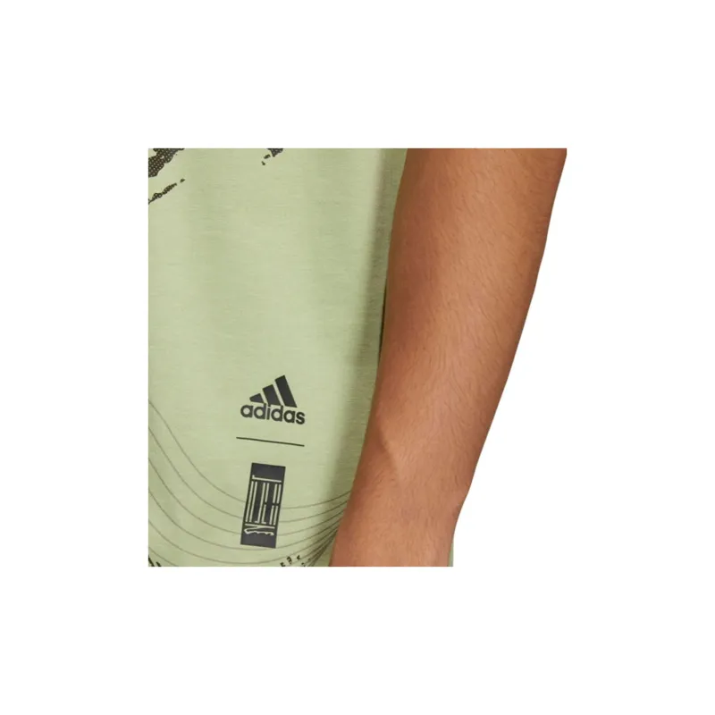 Adidas T Shirts Men Green-5