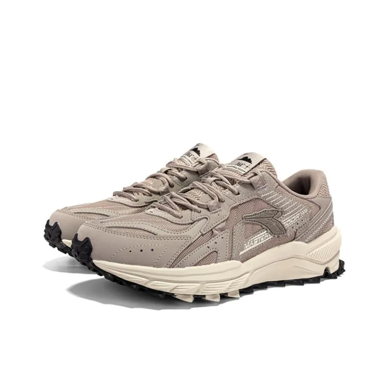 361° Anti Slip Wear Resistant Low Top Casual Shoes Men's Gray-2