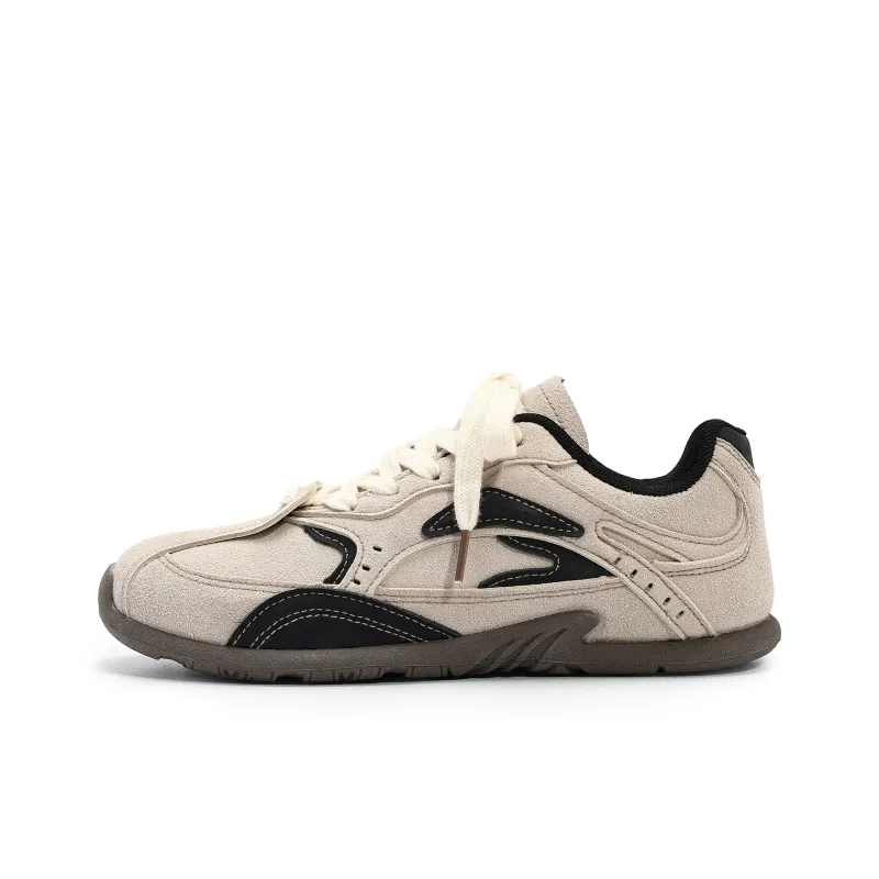 Feiyue Skateboard Shoes Women's Low Top Brown/Khaki-2