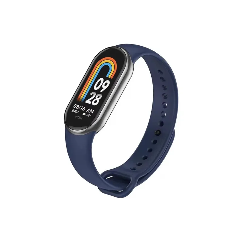 Watchbond Compatible With Xiaomi Smart Band 9 Xiaomi Compatibility Watch Band Dedicated Interfaces Silicone Material-1