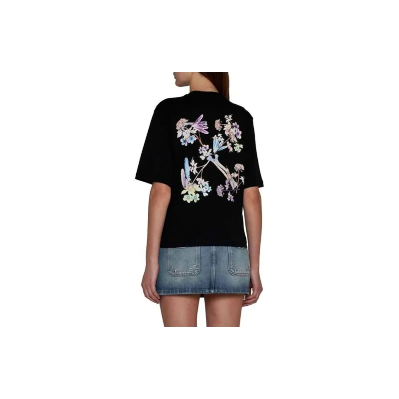 OFF-WHITE Logo Printed Crewneck T-Shirt-1