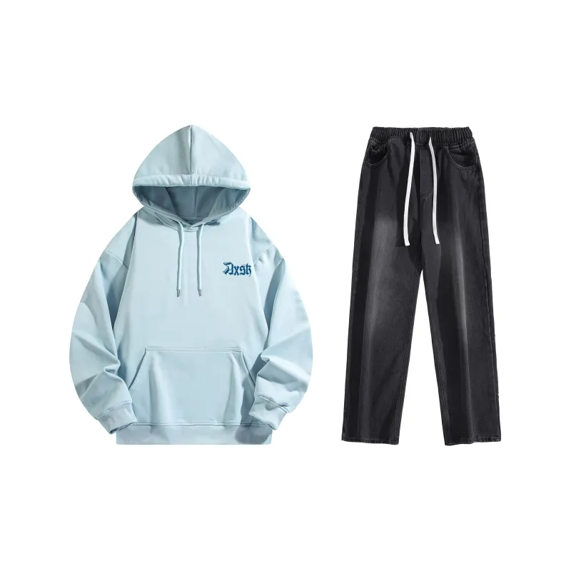 A.X.S.K Sweatshirt Sets Unisex-85
