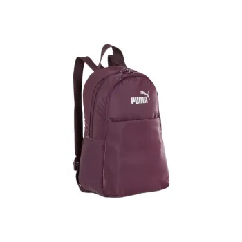 PUMA Nylon Backpack Unisex Midnight Fuchsia