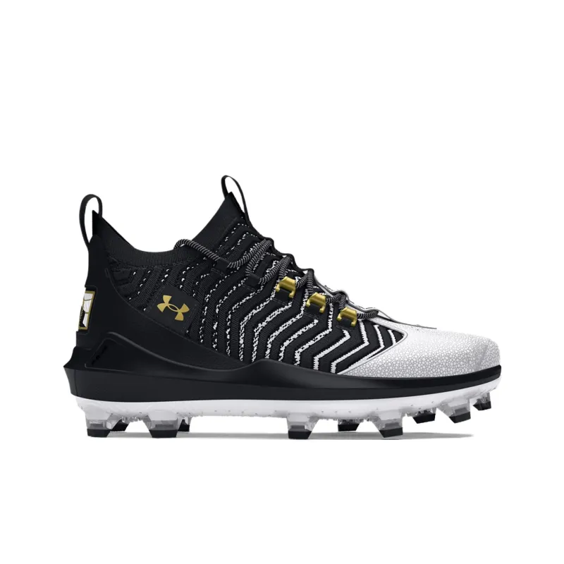Under Armour Harper Breathable Mid Top Baseball Shoes Men's Black-1