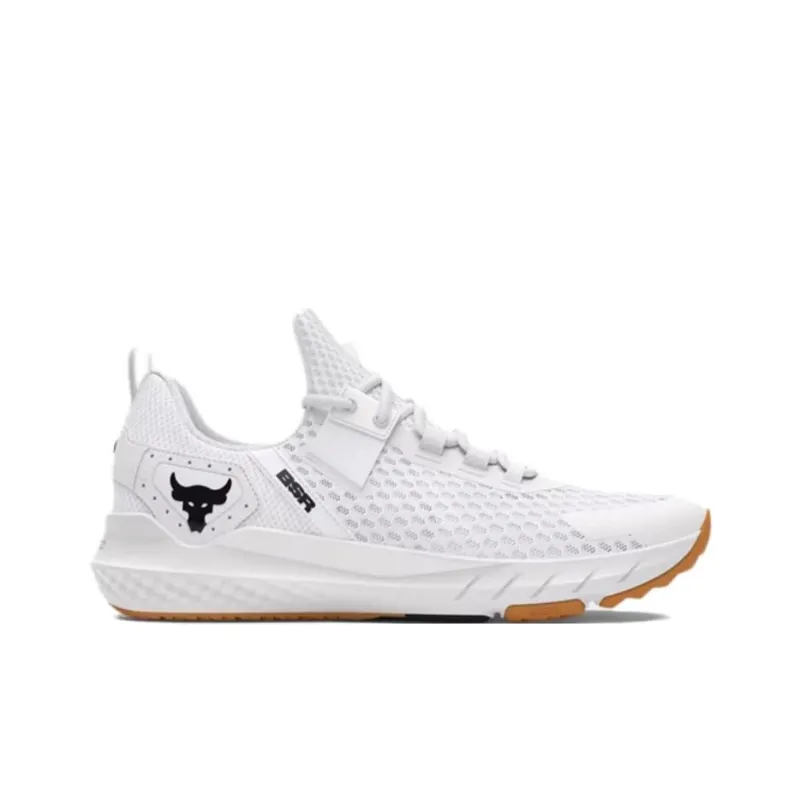 Under Armour Project Rock BSR 4 Breathable Low-Top Training Shoes Women's White-1