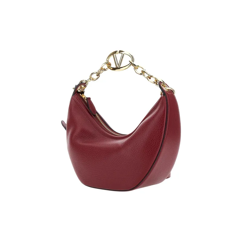 Valentino Calfskin One Shoulder Handbag Women's Bordeaux Red-2