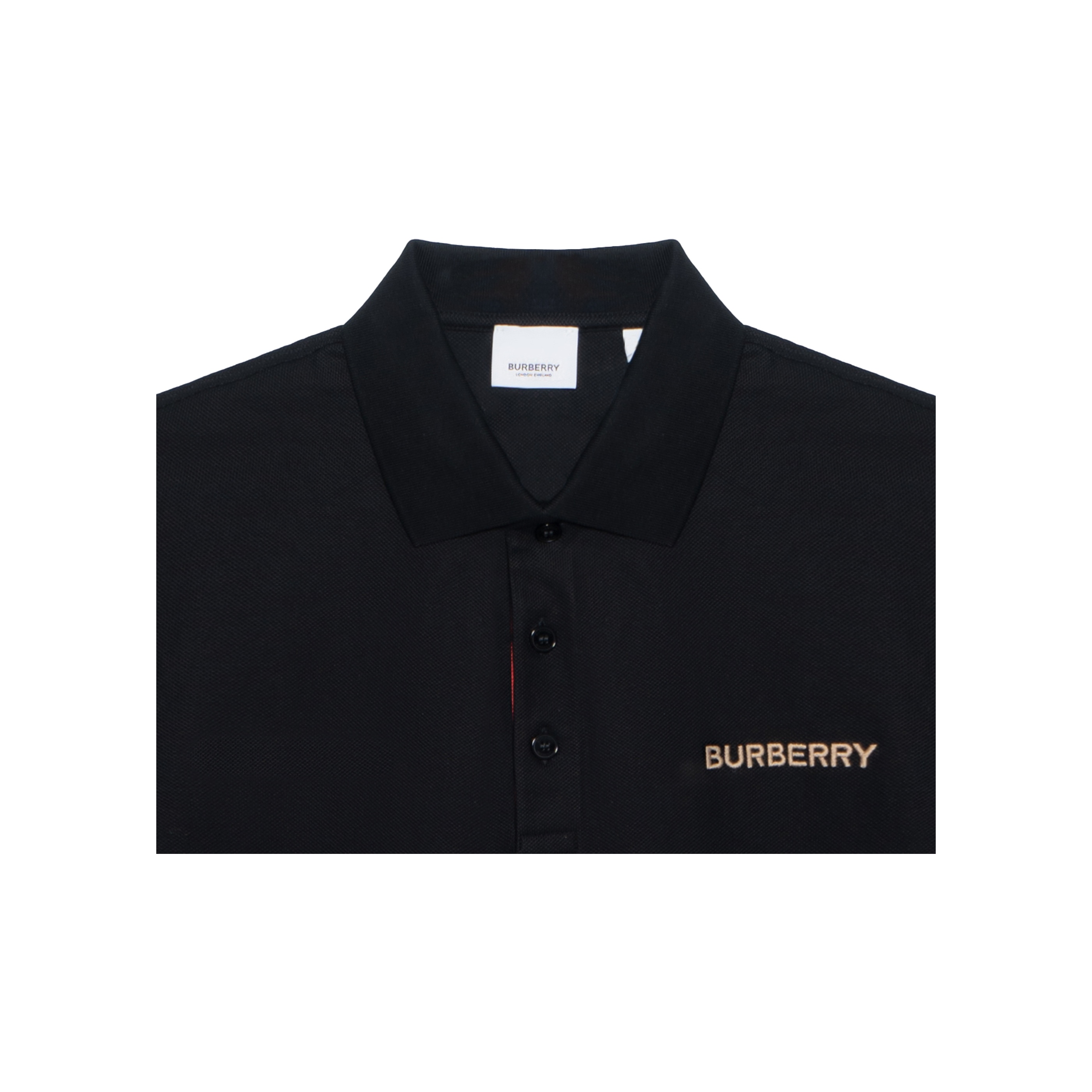 Burberry London men's black polo shirt 2024 size medium