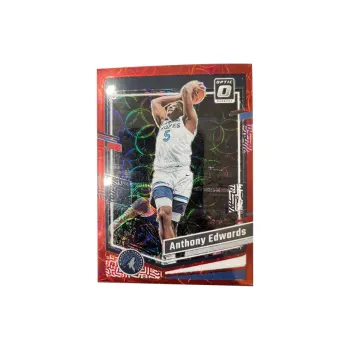 PANINI Minnesota Timberwolves Edwards Huazi Black Red Fold Circle Fold Star Card Rare Card Sports Cards 1 Pc