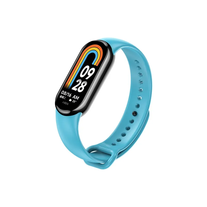 Watchbond Compatible With Xiaomi Smart Band 9 Xiaomi Compatibility Watch Band Dedicated Interfaces Silicone Material-2